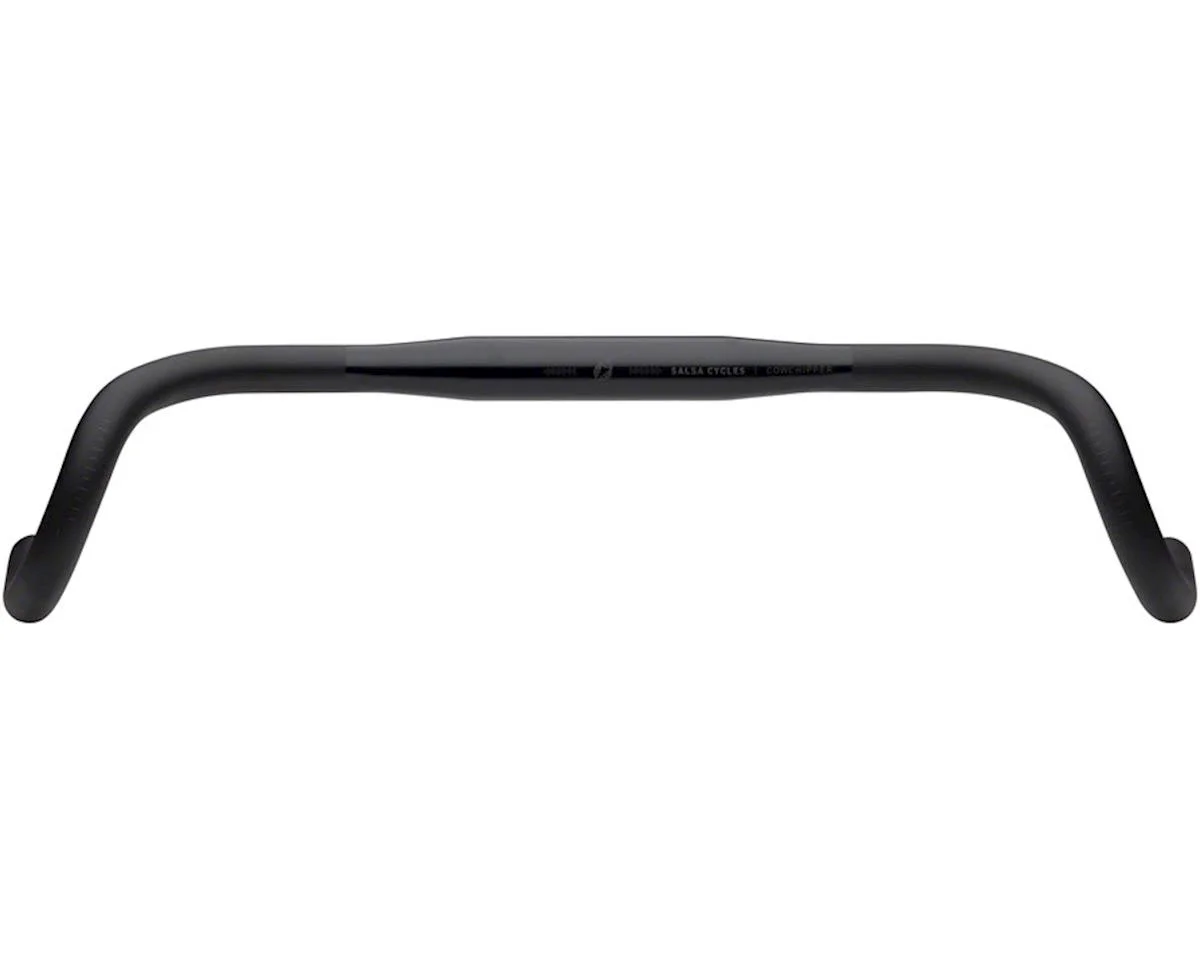 Salsa Cowchipper Deluxe Drop Handlebar (Black) (31.8mm) (52cm) (24° Flare)